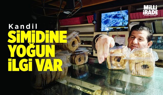 Eskişehir'de kandil simidi yoğun ilgi görüyor