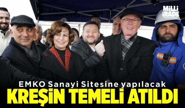 EMKO Sanayi Sitesine yapılacak kreşin temeli atıldı