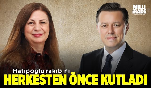 Rakibini herkesten önce o kutladı