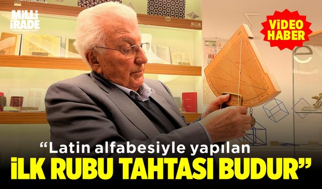 İlk rubu tahtası Eskişehir'de sergileniyor (VİDEO HABER)