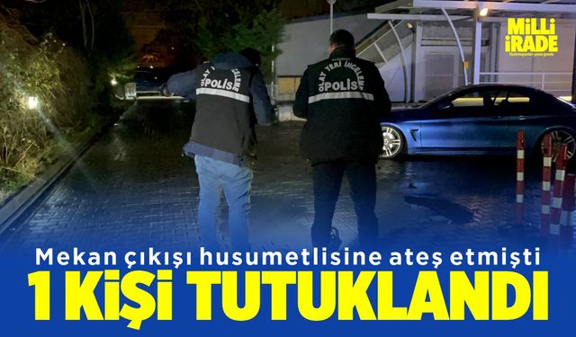 Husumetlisine ateş eden şahıs tutuklandı