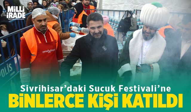 Sucuk Festivali’ne binlerce kişi katıldı