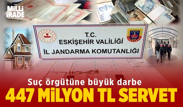 Suç örgütüne büyük darbe