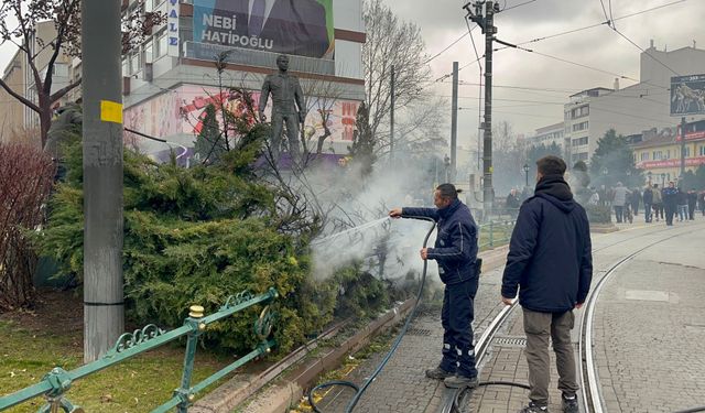 Yangını çıkartan çocuklar yakalandı