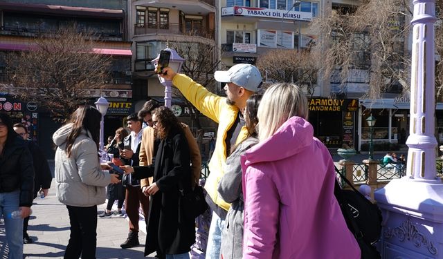 Eskişehir'de hafta sonu yoğunluğu