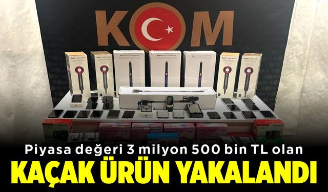 Kaçak ürünleri piyasaya sürmeye çalışırken yakalandılar