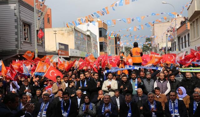 Bozdağ’ın yaptığı açılış mitinge dönüştü