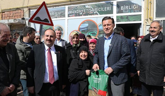 İnönü'de meraların ıslah çalışması sürüyor