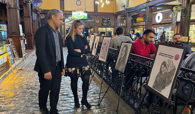 Evladını kaybettikten sonra kendini resim sanatına adadı