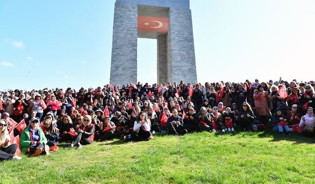 Yüzlerce Eskişehirli kadın Çanakkale’de