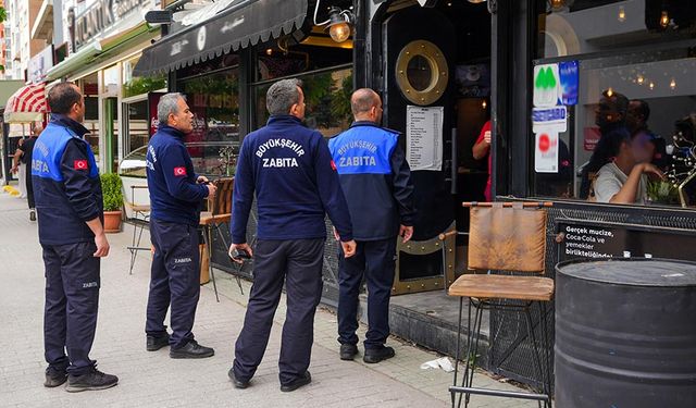 Zabıta ekiplerinden sıkı denetim