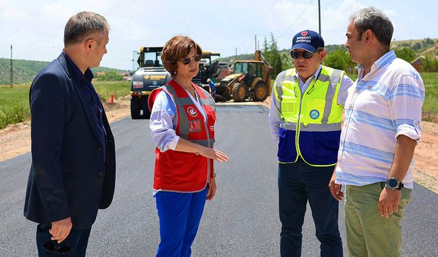 Ünlüce, yol bakım ve onarım çalışmalarını inceledi