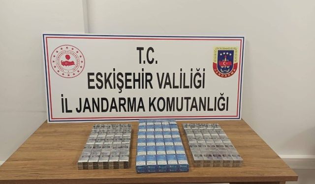 Eskişehir'de 160 paket kaçak sigara ele geçirildi