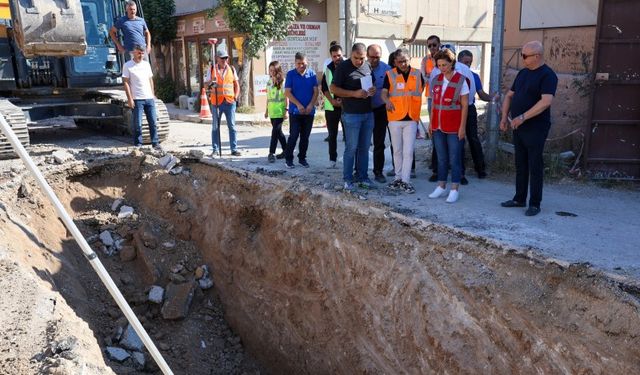 Baksan’da altyapı çalışmaları  sürüyor