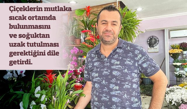 Kış aylarında çiçek bakımını anlattı