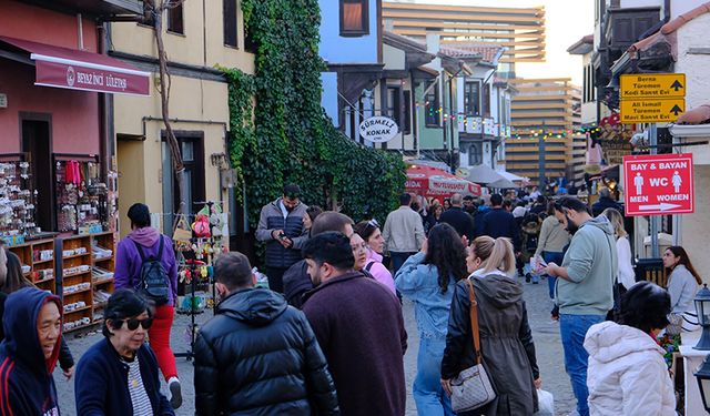 Yerli turistler Odunpazarı'nda yoğunluk oluşturdu