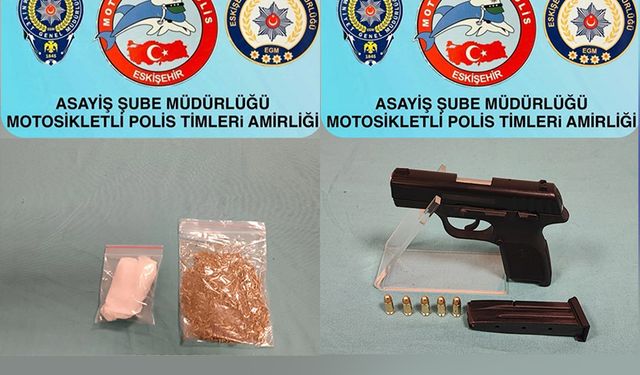 Asayiş uygulamasında silah ve uyuşturucu madde ele geçirildi