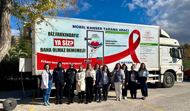 Mobil KETEM aracı hizmet vermeye başladı