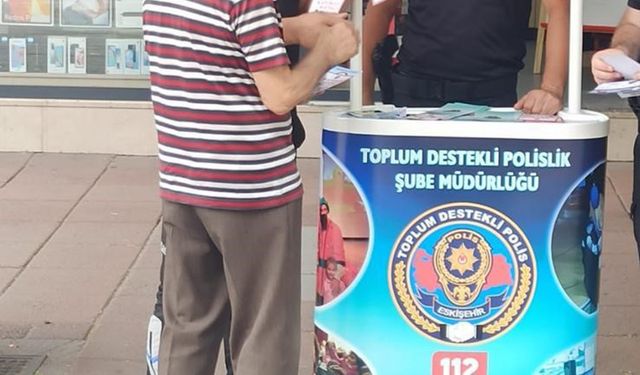 Polis bin 635 vatandaşı hırsızlık ve dolandırıcılıkla ilgili bilgilendirdi