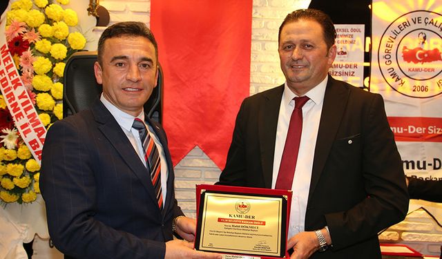 Başkan Dökmeci'ye ödül