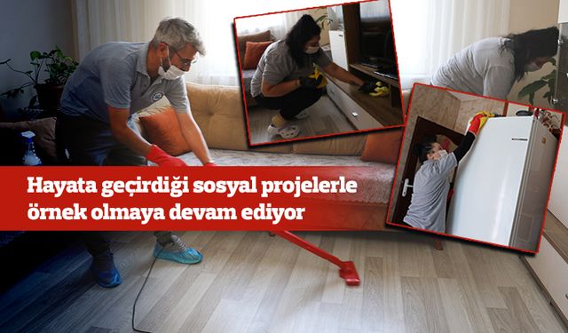 Büyükşehir'den “Evde temizlik” hizmeti