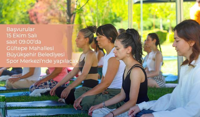 Büyükşehirde yoga eğitimleri başlıyor