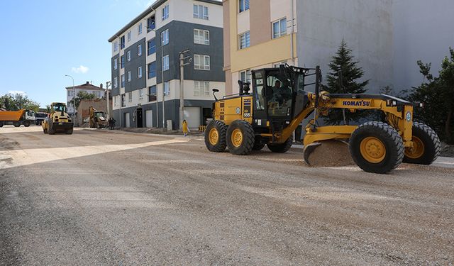 Esentepe Mahallesi’nde asfalt çalışmalarında sona gelindi