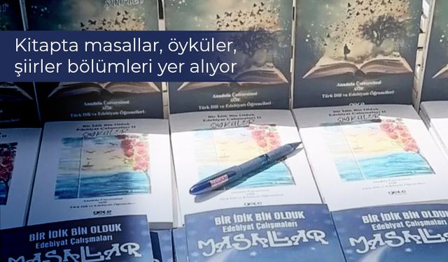 Öğrencilerden “Bir İdik Bin Olduk Edebiyat Çalışmaları” kitabı