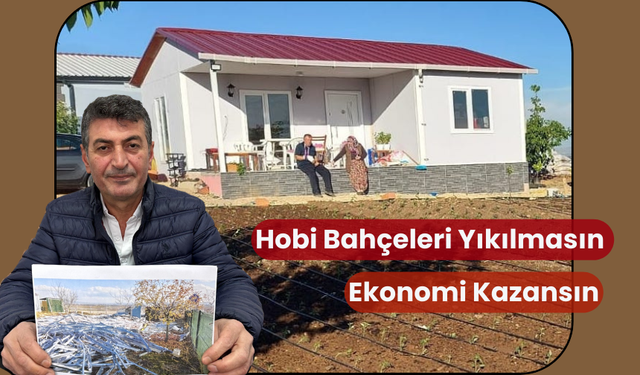 Hobi bahçeleri için acil düzenleme yapılması şart