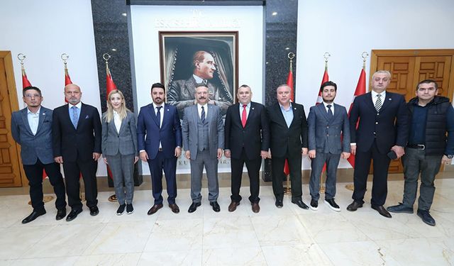 EMŞAV’dan Vali Aksoy’a ziyaret