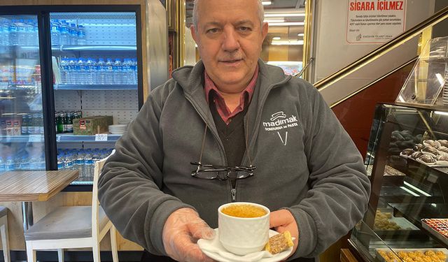 Yağışlı havalarda salep satışları zirvede