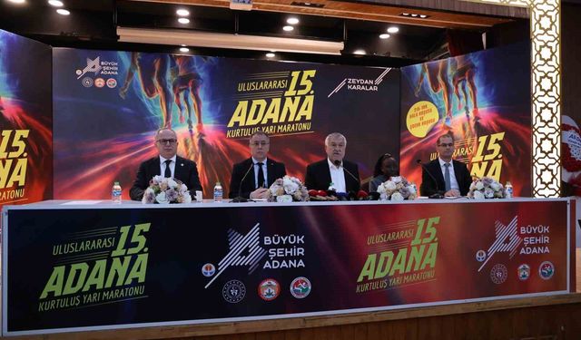 15. Adana Uluslararası Kurtuluş Yarı Maratonu Pazar günü koşulacak