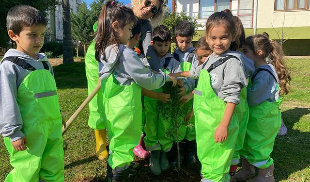 Anamur'da öğrencilere çevre ve orman eğitimi verildi