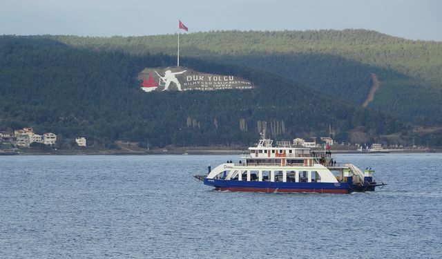 Çanakkale’de ada seferlerine fırtına engeli