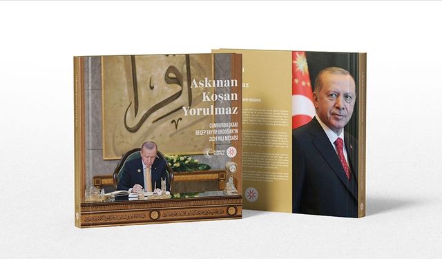 Cumhurbaşkanı Erdoğan'ın 2024 mesaisi kitaplaştırıldı