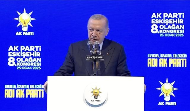 Cumhurbaşkanı Recep Tayyip Erdoğan Eskişehir'de