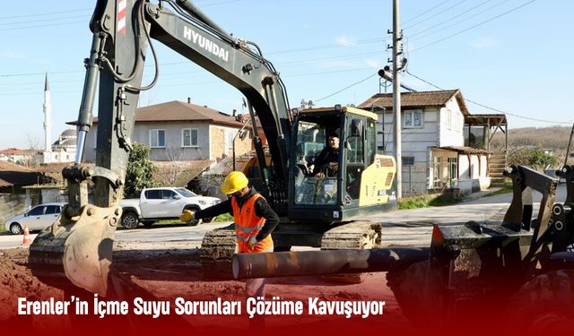 Erenler’de 10 Kilometrelik Yeni İçme Suyu Hattı Projesi Başladı