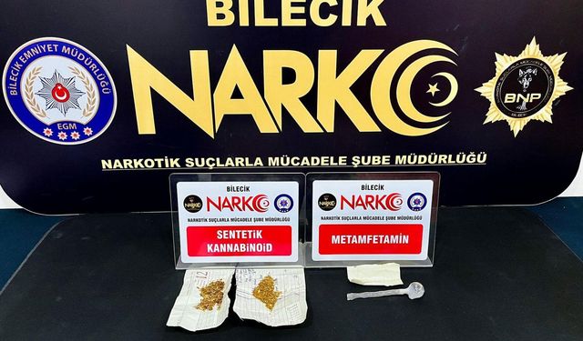 Bilecik'te eş zamanlı uyuşturucu operasyonu