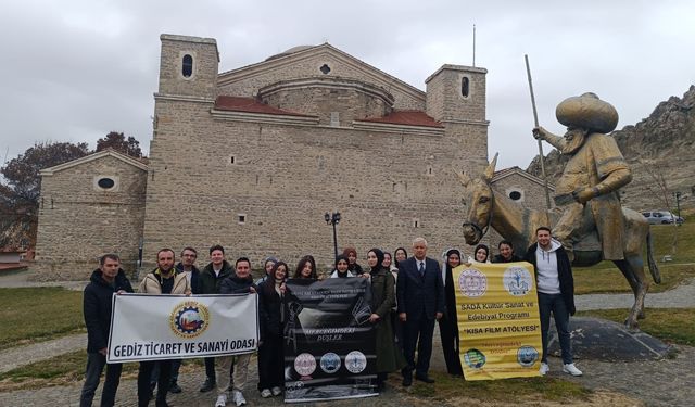 Öğrenciler gönül dağı dizi setini ziyaret etti