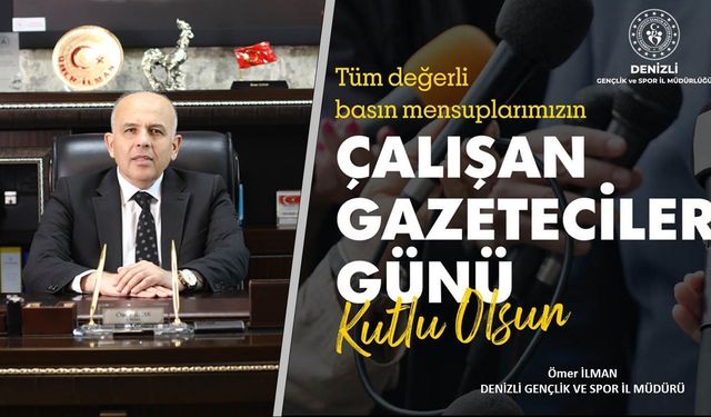 GSB Müdürü İlman; “Gazetecilerin verdiği mücadele her türlü takdirin üzerindedir”