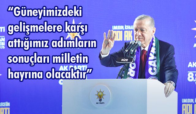 Cumhurbaşkanı Erdoğan: “Hedefimiz terörsüz bir Türkiye”