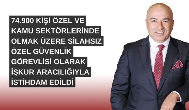 2024’te en fazla istihdam özel güvenlikte oldu