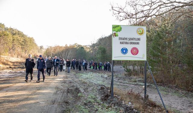 Büyükşehir’den kahraman itfaiyecilerin anısına hatıra ormanı