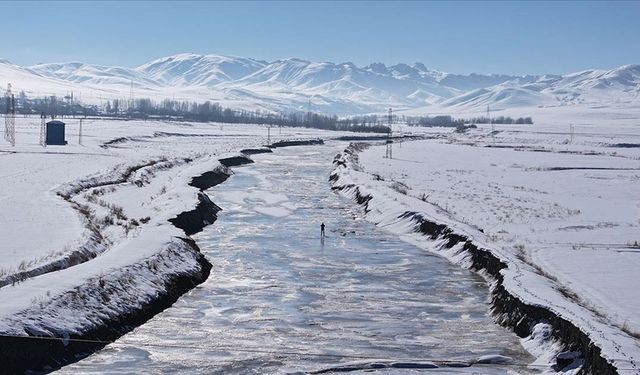 Van'da Kutupları Aratmayan Soğuk Hava Koşulları