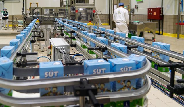 Bayındır Süt Fabrikası’nda çarklar döndü
