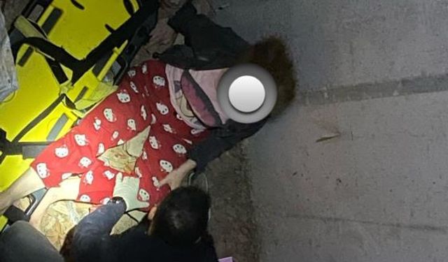 Balıkesir'de asansör boşluğuna düşen kadın kurtarıldı