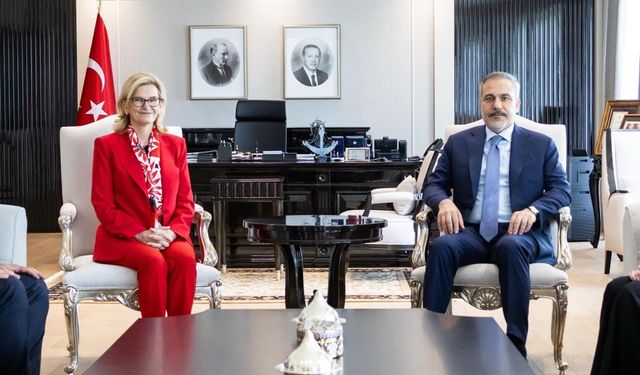 Bakan Fidan, Uluslararası Telekomünikasyon Birliği Genel Sekreteri Bogdan-Martin'i kabul etti