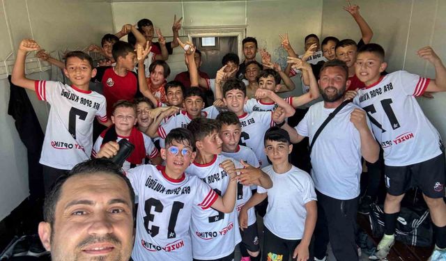 U13 gençler liginde BFA takımı sahadan galip ayrıldı
