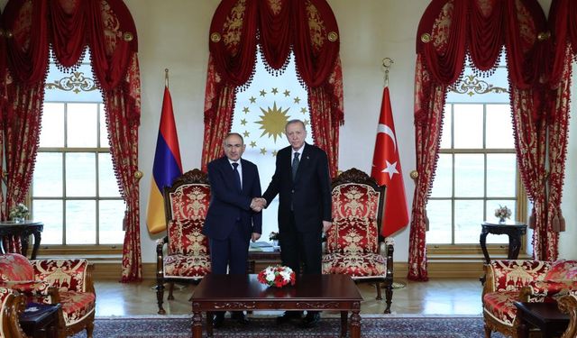 Cumhurbaşkanı Erdoğan, Ermenistan Başbakanı Paşinyan’ı kabul etti