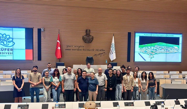 Nilüfer’in kentleşme modeli geleceğin mimarlarına anlatıldı